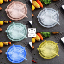 Load image into Gallery viewer, 6 Stück KÜCHENSICHER™ Universal Deckel für alle Behälter